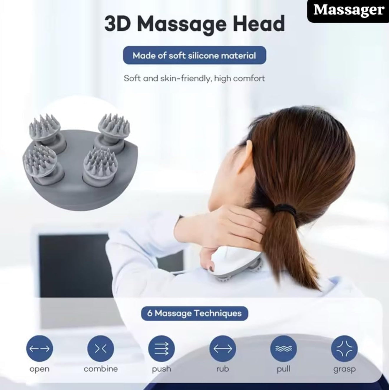 Electric Head & Scalp Massager