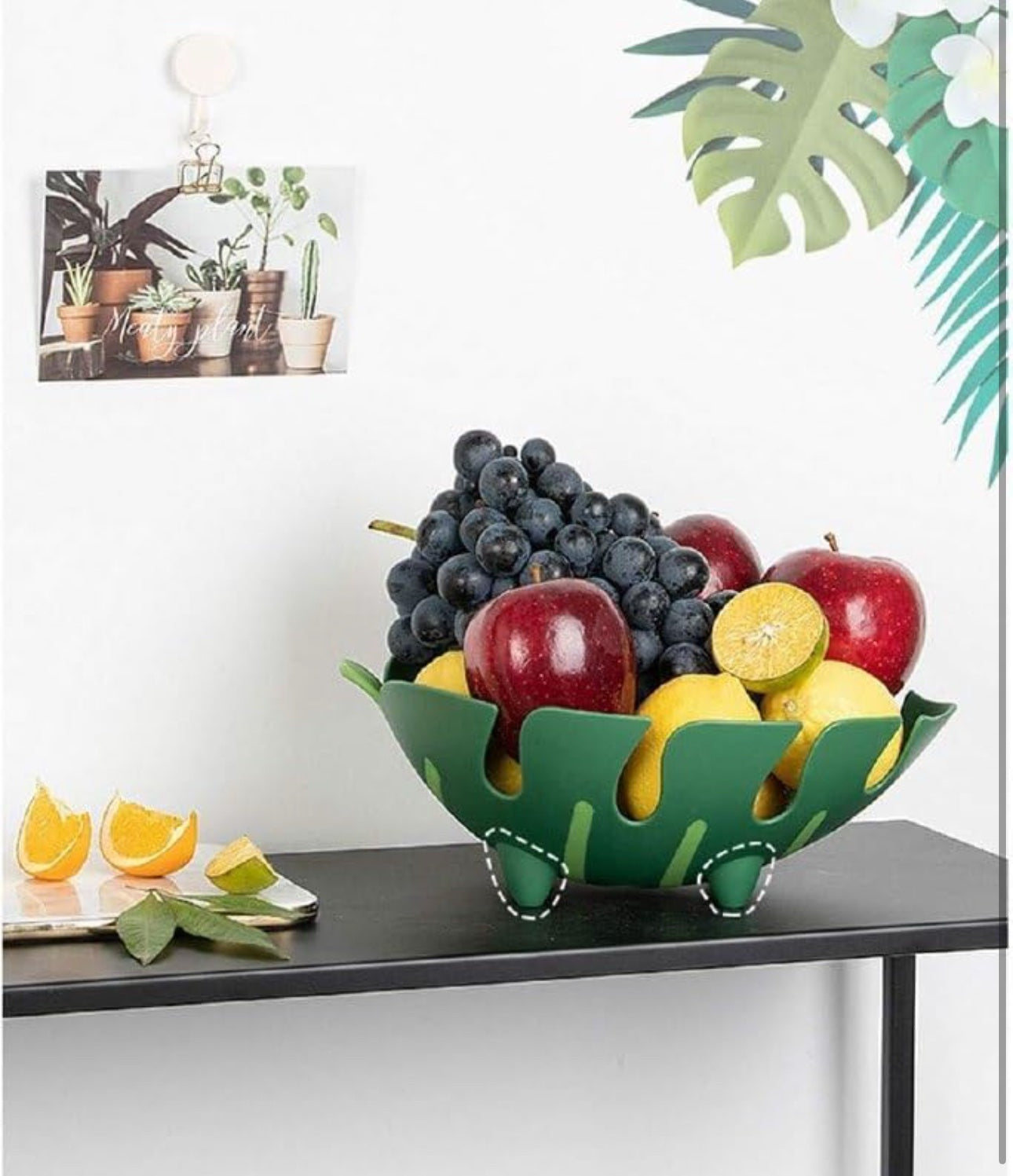Green Leaf Basket