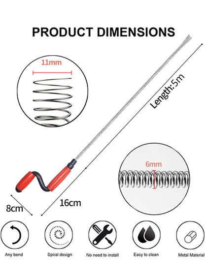 Drain Unblocker Spring