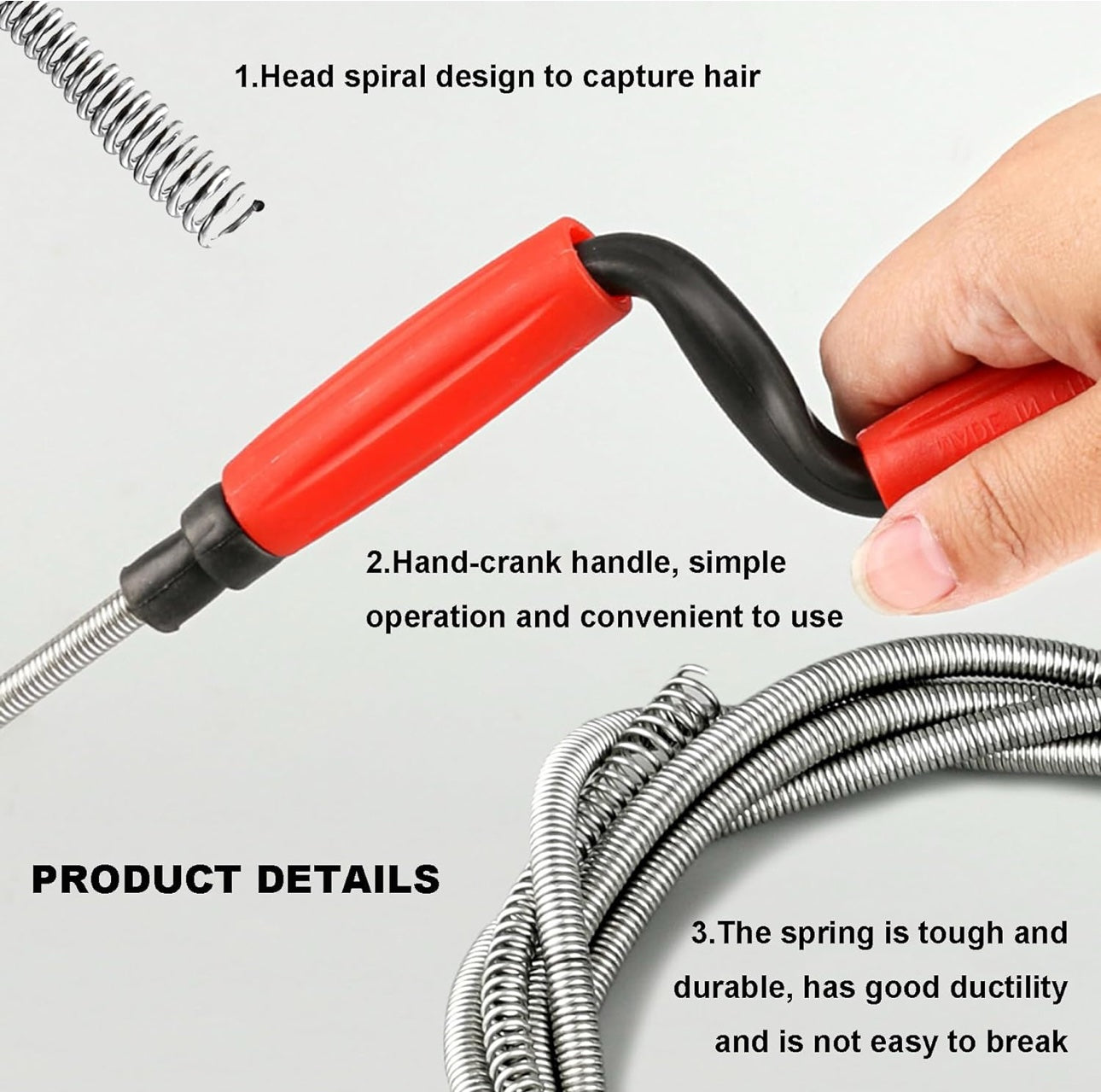 Drain Unblocker Spring