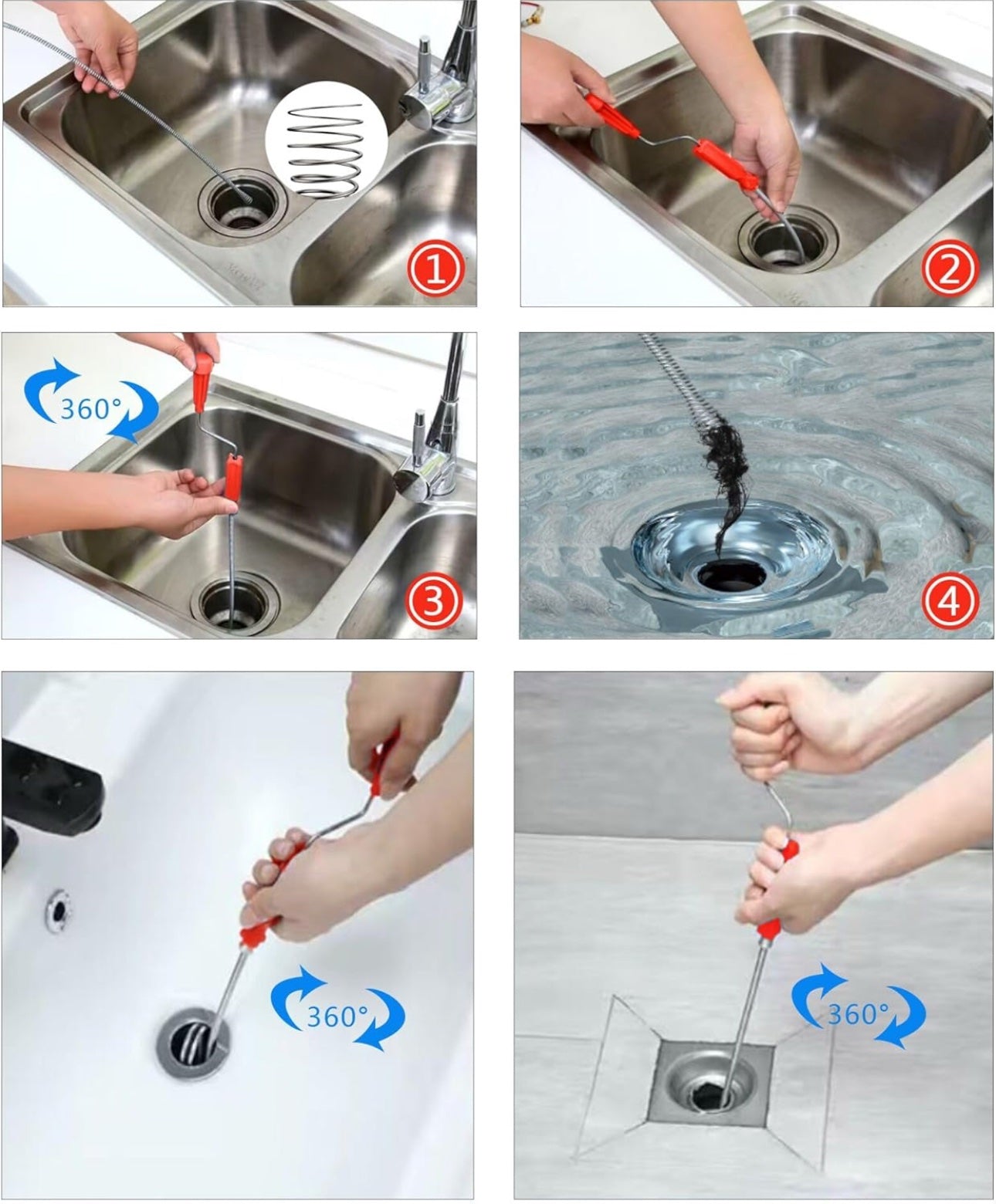 Drain Unblocker Spring