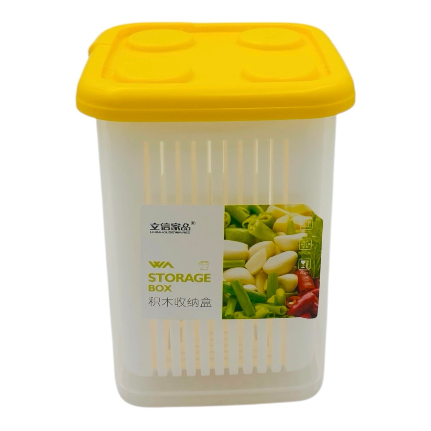 Fridge Drainer Box With Silicon Lid