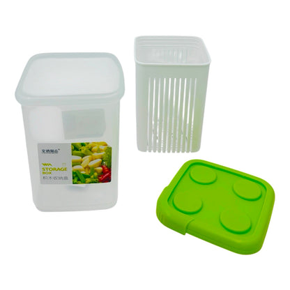 Fridge Drainer Box With Silicon Lid