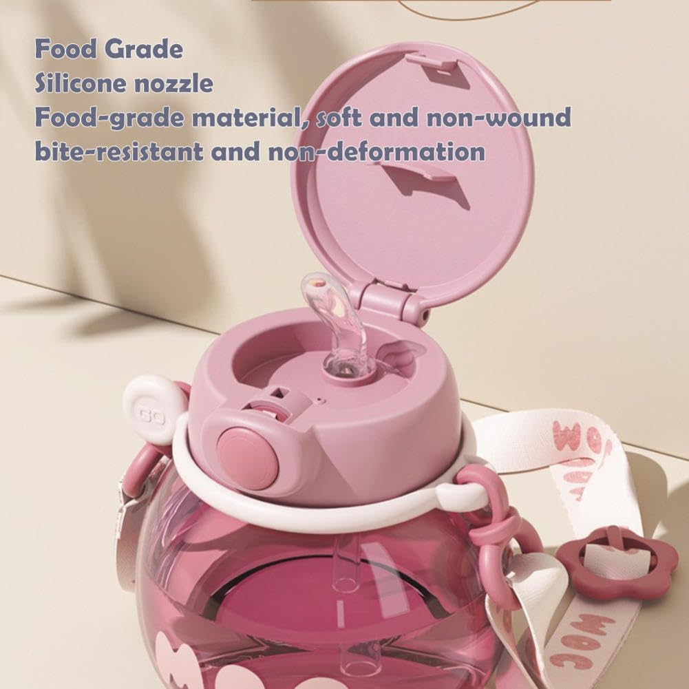 Push Button Plastic Sipper Bottle 560ml