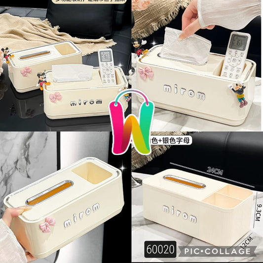 Tissue Box With Mobile Holder