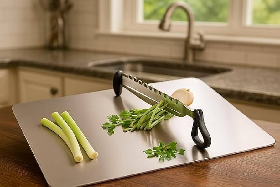 Stainless Steel Kitchen Cutter & Chopping Board