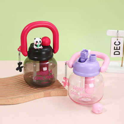 Plastic 2 in 1 Sipper & Non-Sipper Water Bottle 850ml