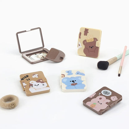 Folding Mirror with Comb