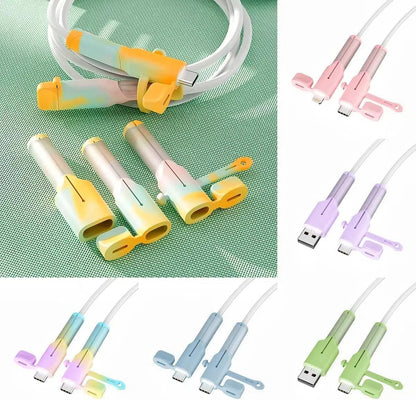 Charging cable protector silicon (pack of 2)