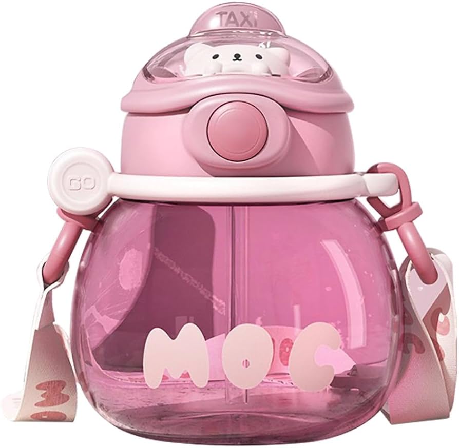 Push Button Plastic Sipper Bottle 560ml