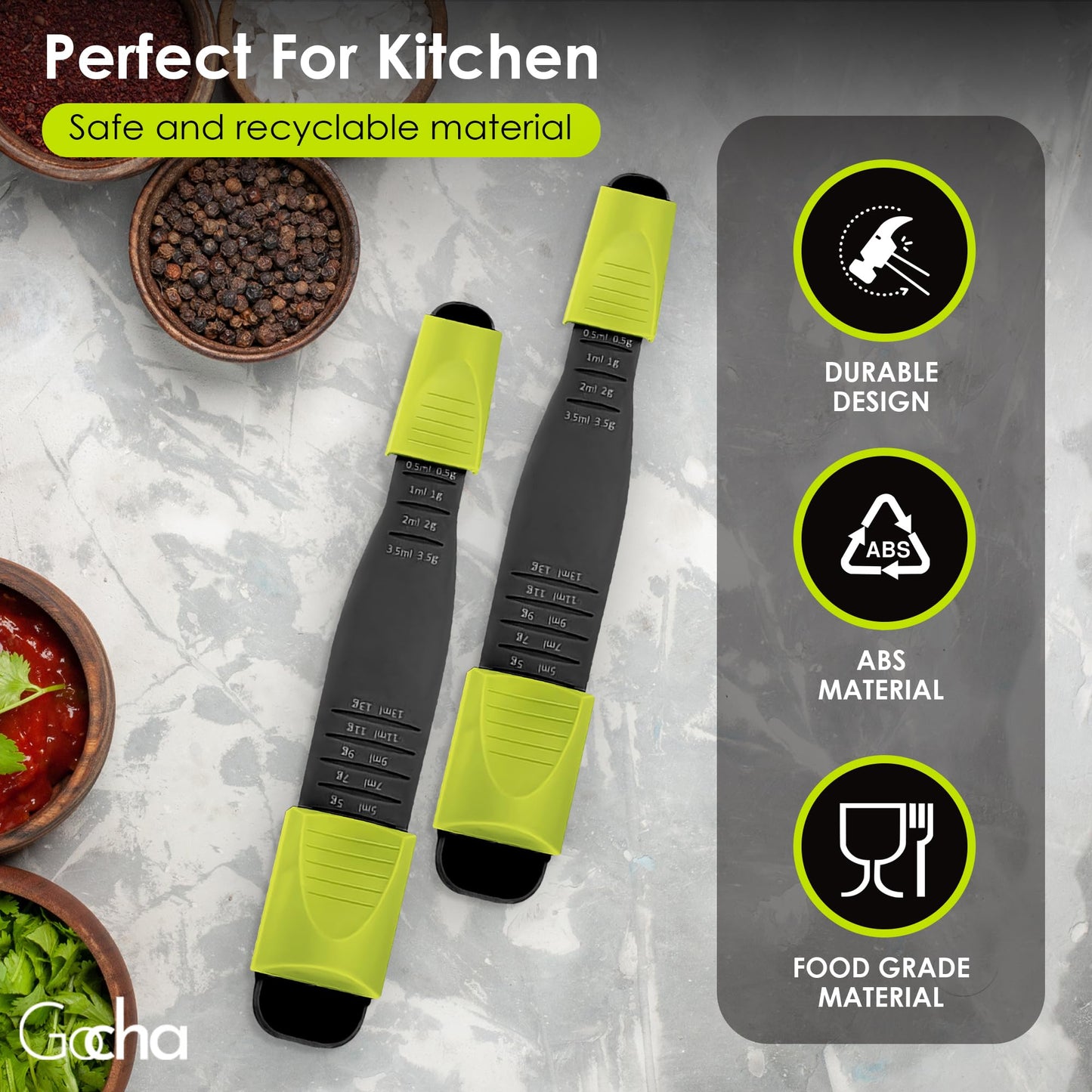 Adjustable Scale Measuring Spoon