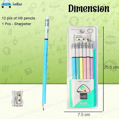 Macaron pencil Set (12pcs)