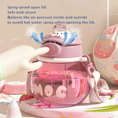 Push Button Plastic Sipper Bottle 560ml