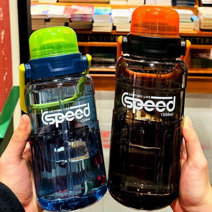 Plastic 2 in 1 Gym Bottle (sipper & non-sipper)