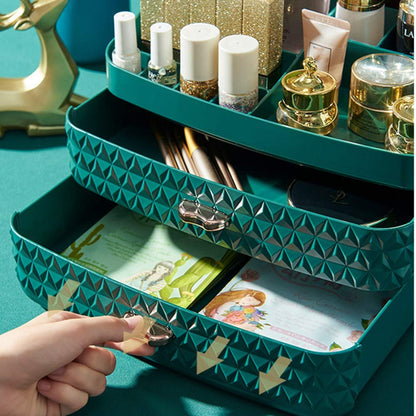 Desktop Storage Container for Makeup/Stationary
