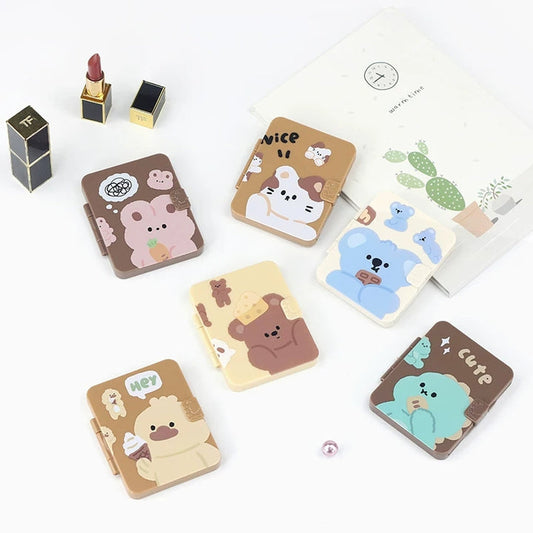 Folding Mirror with Comb