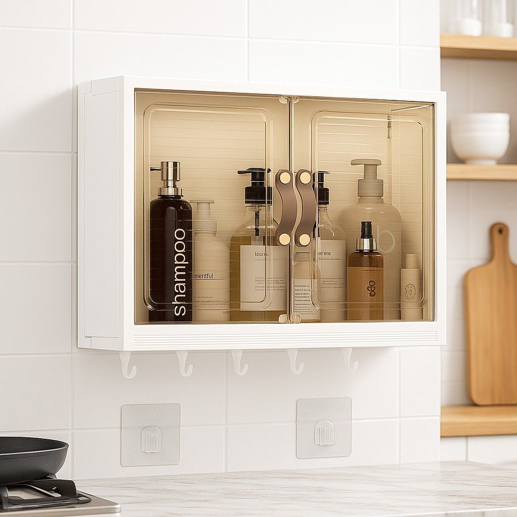 Bathroom Wall Hanging Shelf Storage Cabinet