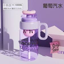 Plastic Sipper Water Bottle with Filter 730ml