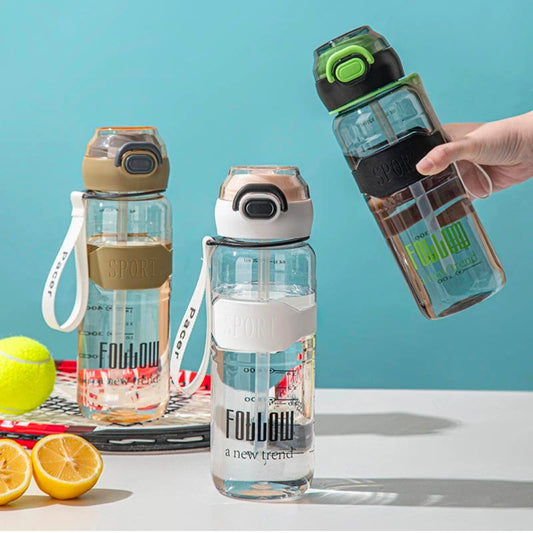 Plastic 2 in 1 Sipper & Non-Sipper Water Bottle 920ml