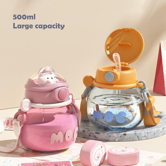 Push Button Plastic Sipper Bottle 560ml