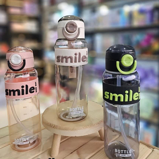 Plastic 2 in 1 Sipper& Non-Sipper Water Bottle 550ml