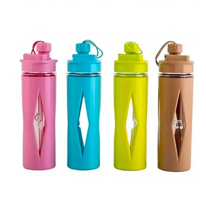 Plastic 2 in 1 Sipper & Non-Sipper Water Bottle 580ml