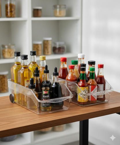 Storage Tray With wheels (Big)