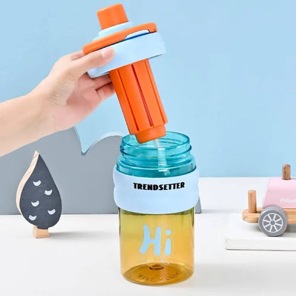 Plastic 2 in 1 Sipper & Non-Sipper Water Bottle 1000ml