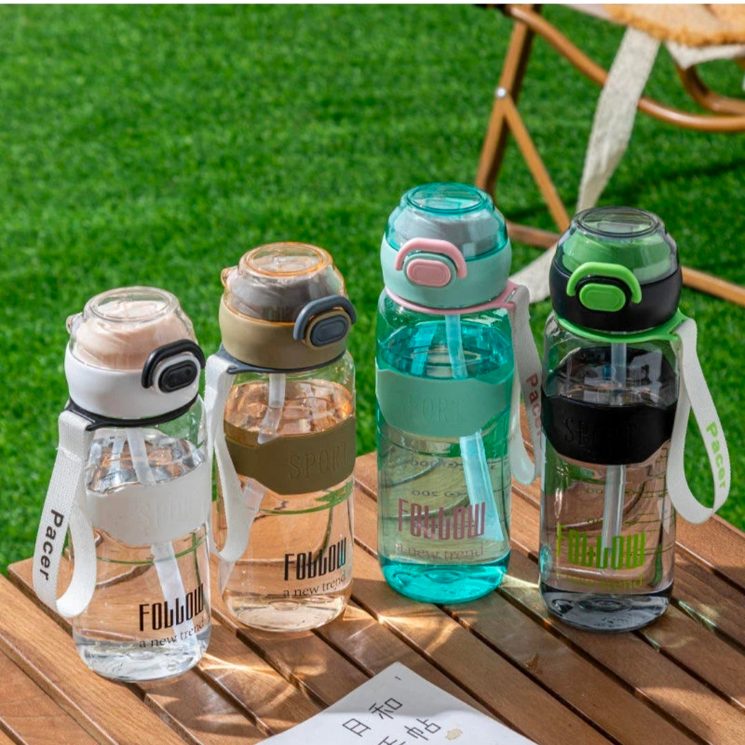 Plastic 2 in 1 Sipper & Non-Sipper Water Bottle 920ml