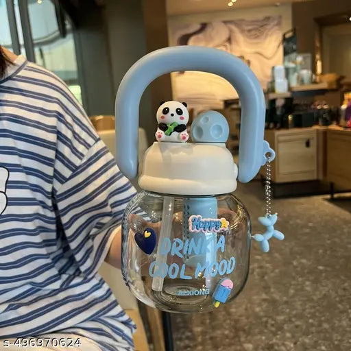 Plastic 2 in 1 Sipper & Non-Sipper Water Bottle 850ml