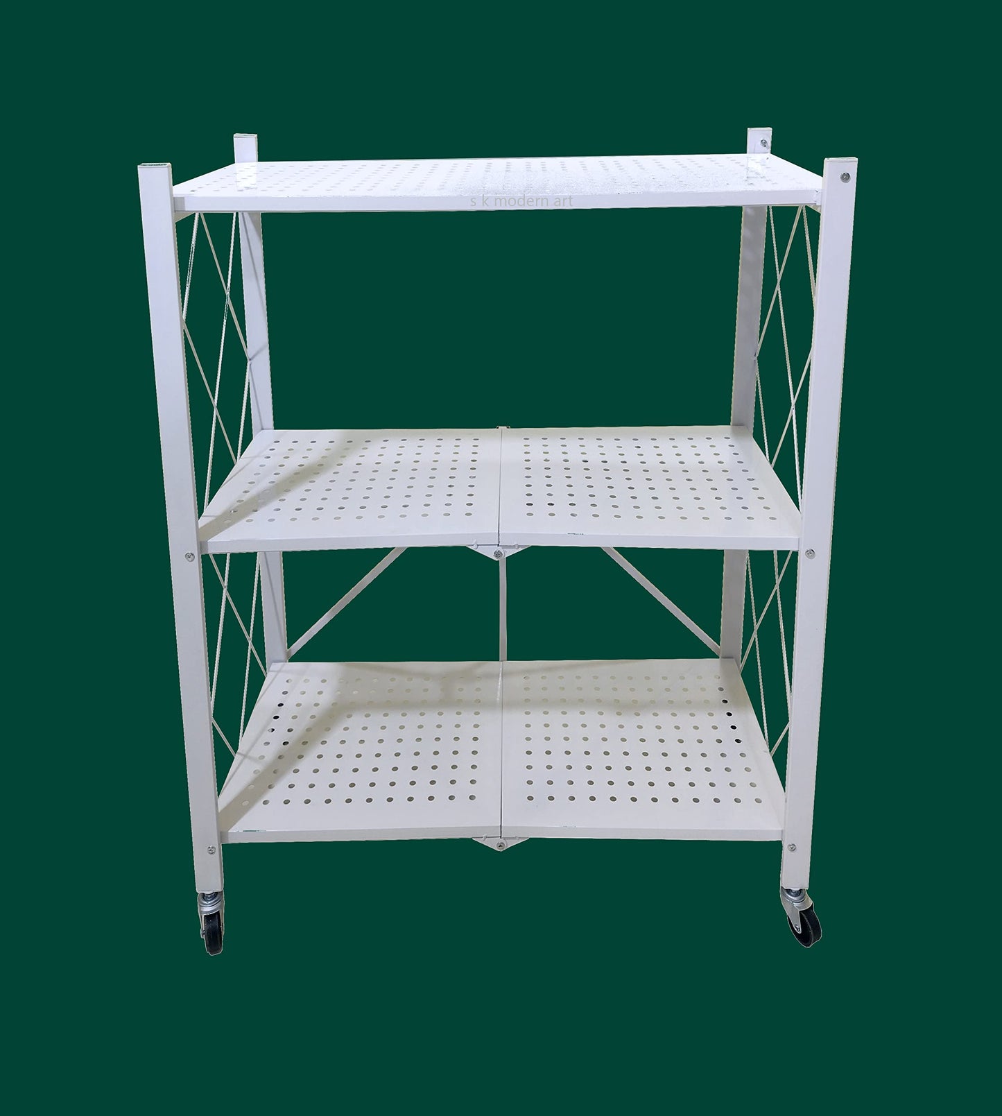 Foldable Kitchen Storage Rack - 4 Tier