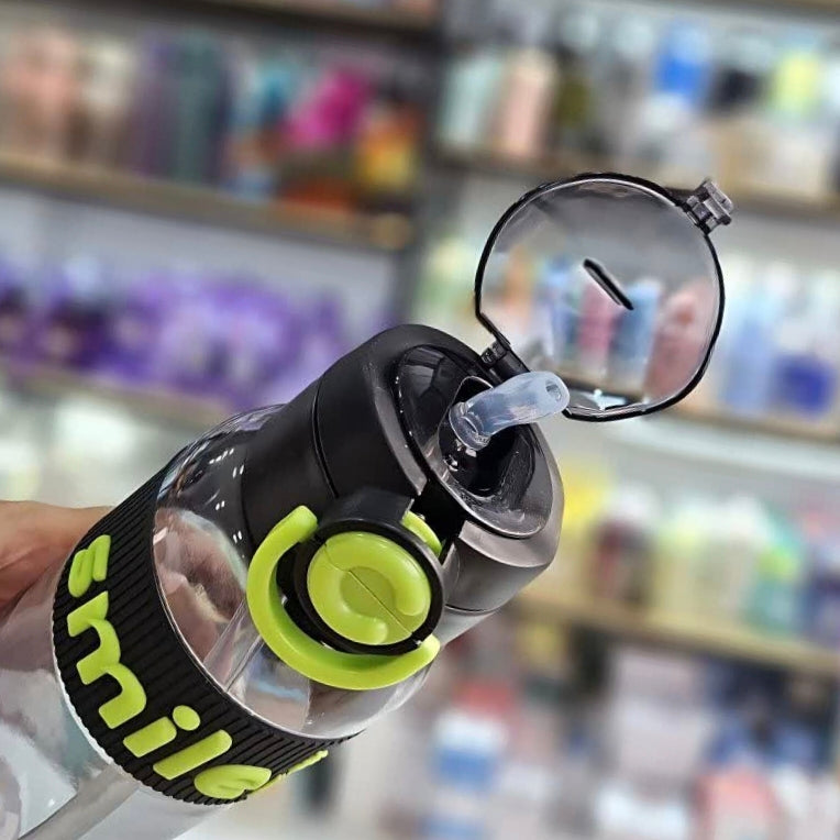 Plastic 2 in 1 Sipper& Non-Sipper Water Bottle 550ml