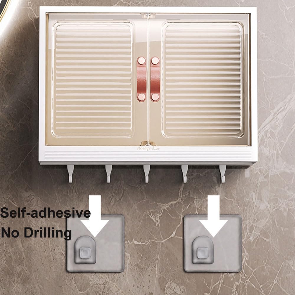 Bathroom Wall Hanging Shelf Storage Cabinet