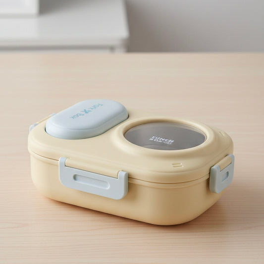 Plastic Lunch Box with Cutlery